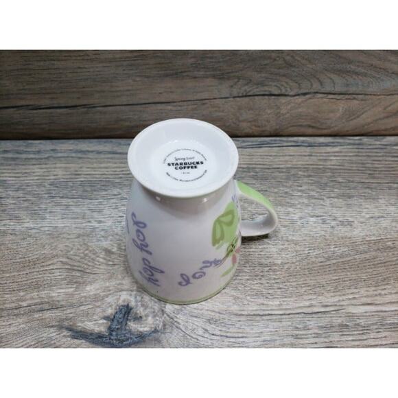 Starbucks Easter Spring 2007 Bunny Hop Hop Hop Small Coffee Cup - Picture 7 of 8